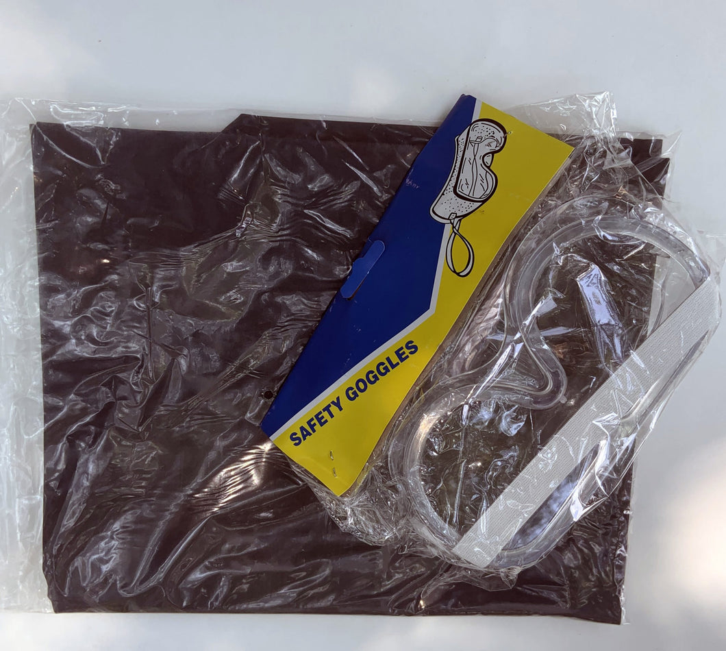 Lab Apron and Safety Goggles